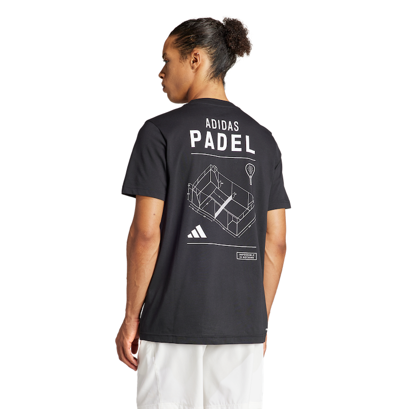 Padel Graphic Tee Black 2024